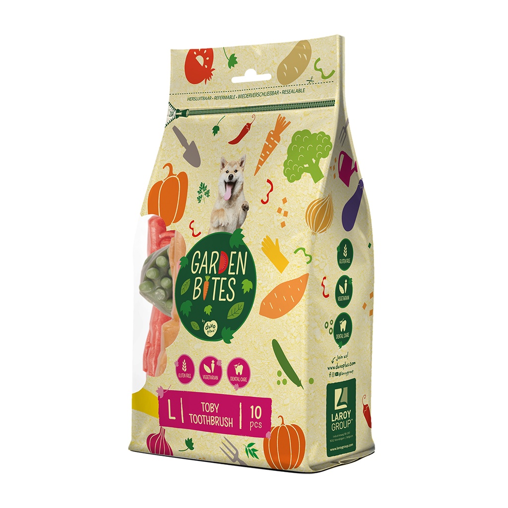 Garden Bites Toby toothbrush Large 10 st.
