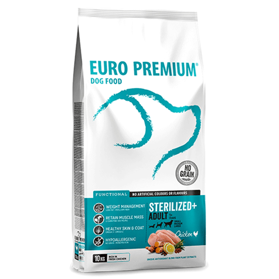 Euro Premium adult sterilized+ 10kg