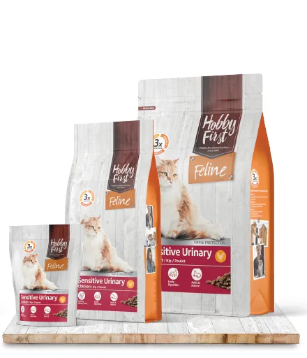 Hobbyfirst Feline sensitive urinary 1,5 kg 1+1 gratis