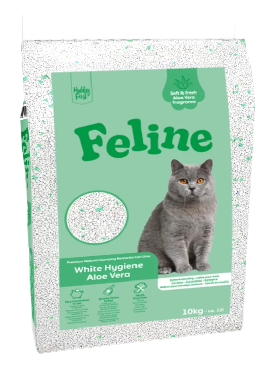 Kattenbakvulling white hygiëne aloë vera 10kg