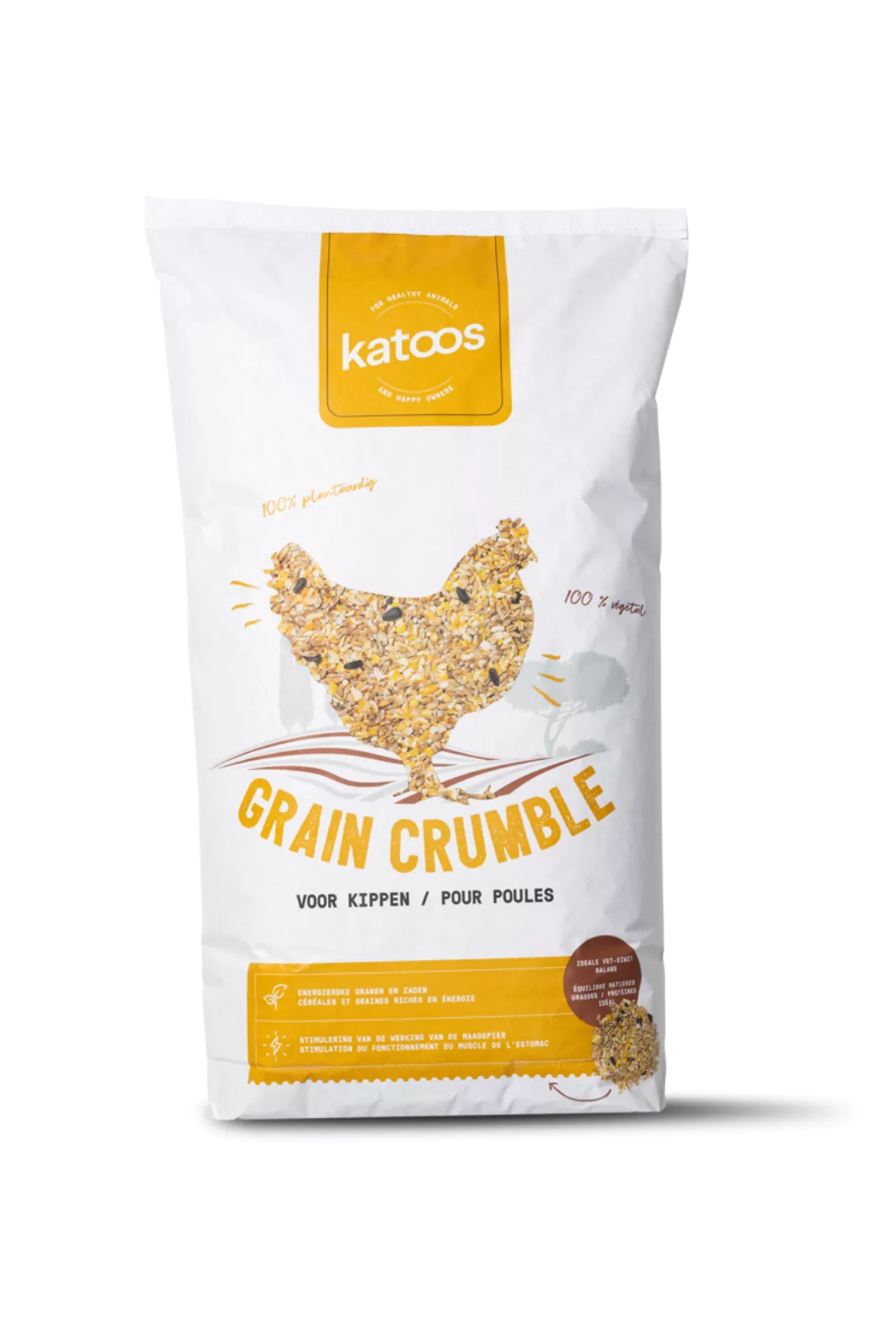 Katoos grain crumble voor legkippen 18kg