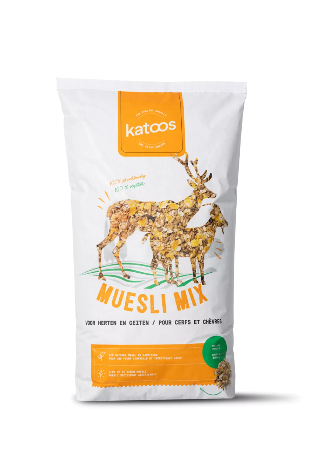 Katoos muesli mix geiten en herten 15kg
