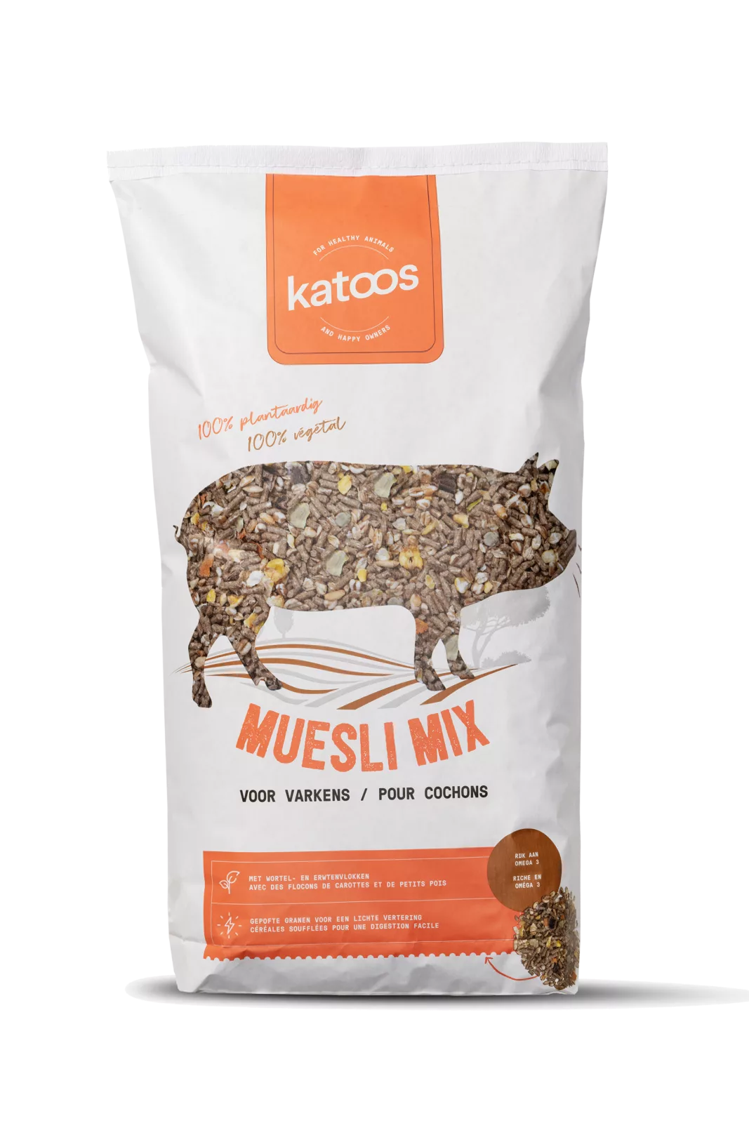 Katoos muesli voor varkens 15kg