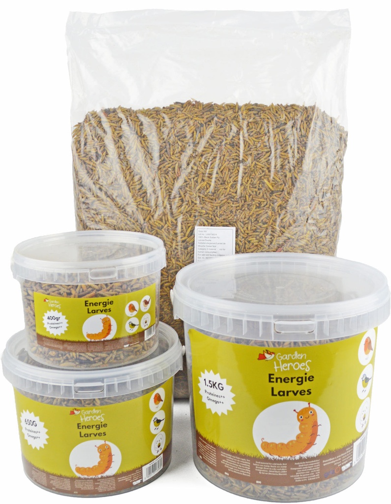 Energie larven (BSF) 650gr
