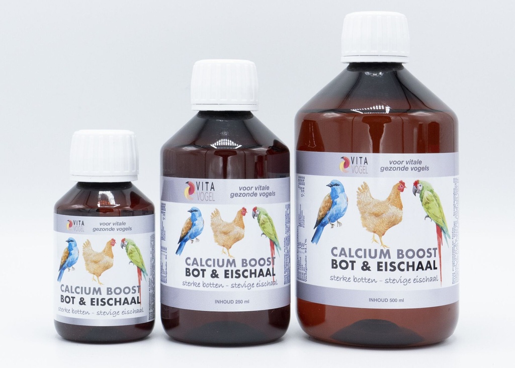 Vita vogel Calcium boost bot en eischaal 100ml