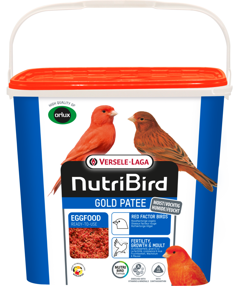 Versele laga nutribird gold paté kanarie red 5kg