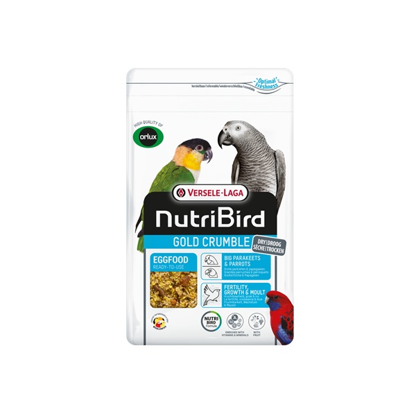 Versele laga nutribird gold crumble grote parkieten en papegaaien 1 kg