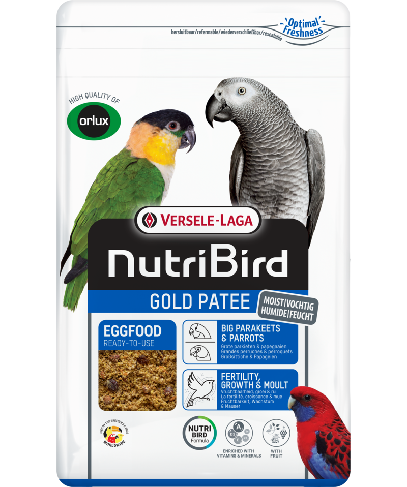 Versele laga nutribird gold patee grote parkieten en papegaaien 1 kg