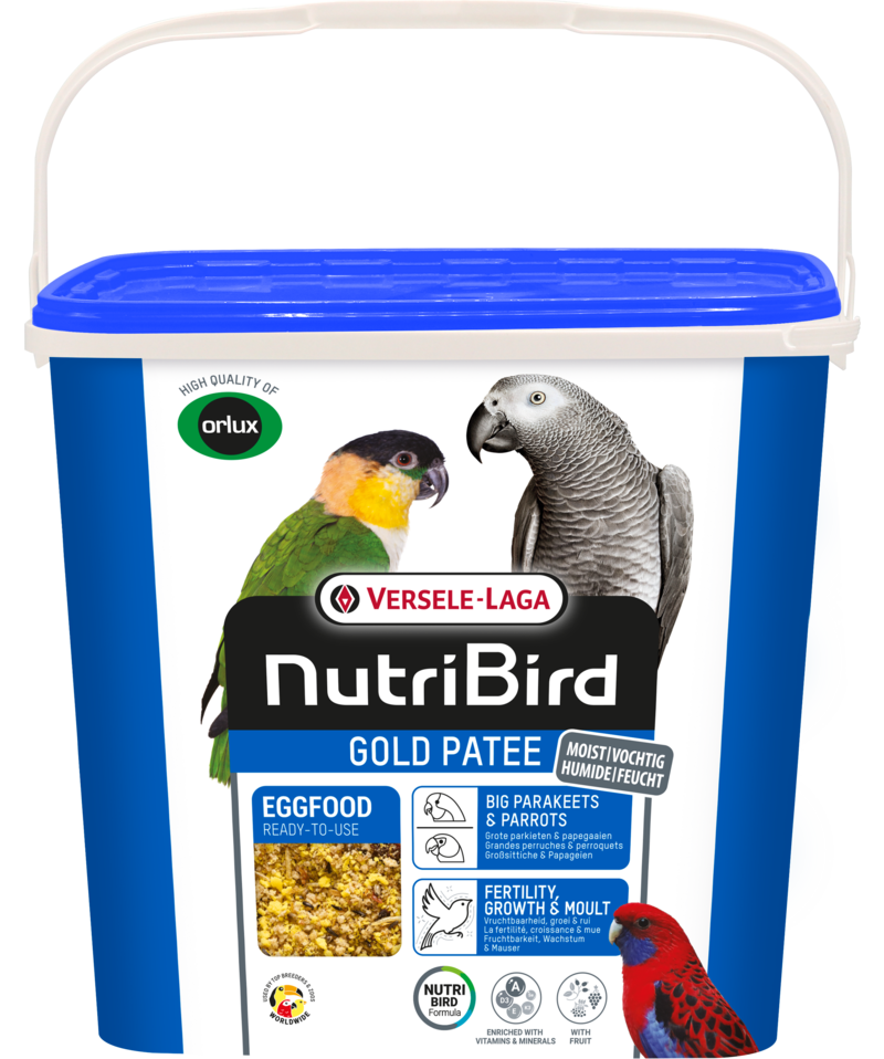 Versele laga nutribird Gold crumble grote parkieten en papegaaien 5kg