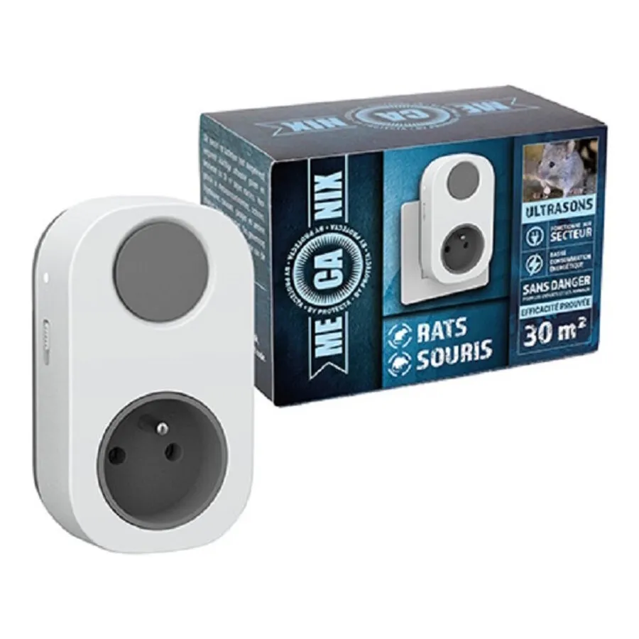 Mecanix - Ultrasoon ratten en muizen 30 m² (netspanning)