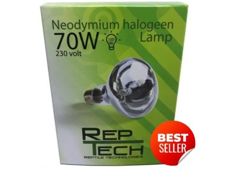 Reptech Neodymium halogen lamp, 70 watt R30