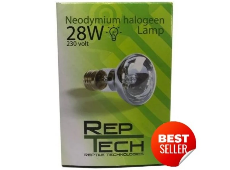 Reptech Neodymium halogen lamp, 28 watt R30
