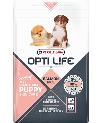 Opti life puppy all breeds zalm en rijst 2.5kg