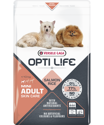Opti life adult mini zalm en rijst 2.5kg